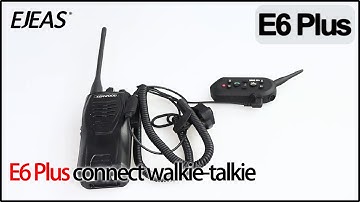 EJEAS E6 Plus | E6 Plus connect walkie-talkie