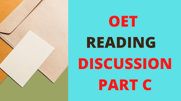 OET READING DISCUSSIONS-PART C/BRAIN CONTROLLED PROSTHESIS