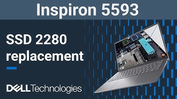 Dell Inspiron 5593 | How to replace the 2280 solid state drive (SSD)