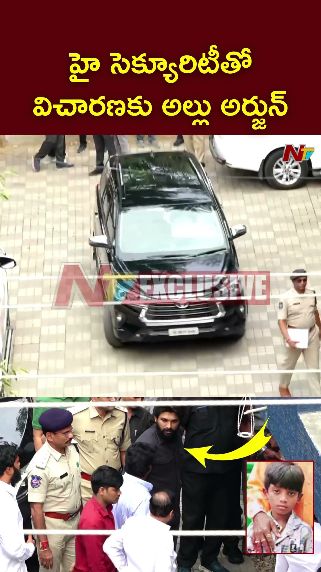 Allu Arjun At Chikkadpally Police Station | Ntv