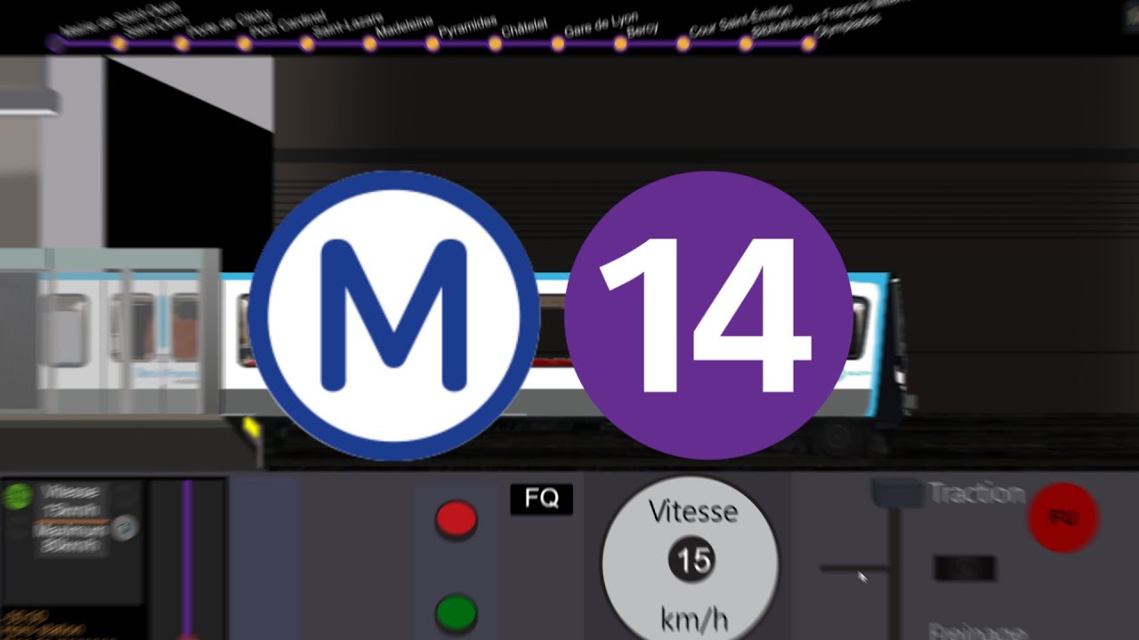 PMD v.2.2 | Ligne 14 Mairie de Saint-Ouen → Olympiades | MP14.