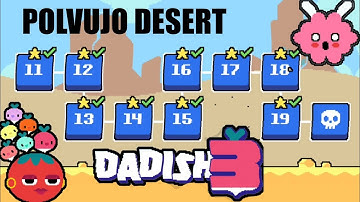 Dadish 3 - Polvujo Desert - Levels 11 to 20 | Android Gameplay Walkthrough @GameOptionChannel 
