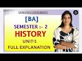 HISTORY | UNIT-1 FULL EXPLANATION | 💯 PASS | OU | SEM-2 | BA | @shivanipallela