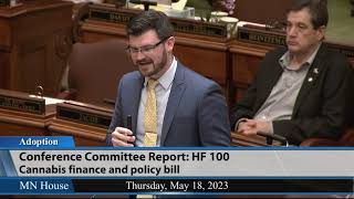 House debates cannabis legalization bill, HF100  5/18/23