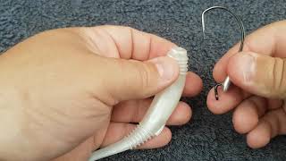 HOW TO RIG A SOFT PLASTIC WEEDLESS!! screenshot 2
