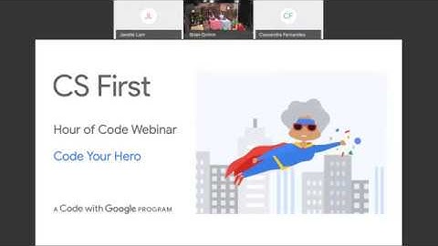 CS First - Hour of Code teacher webinar (2019)