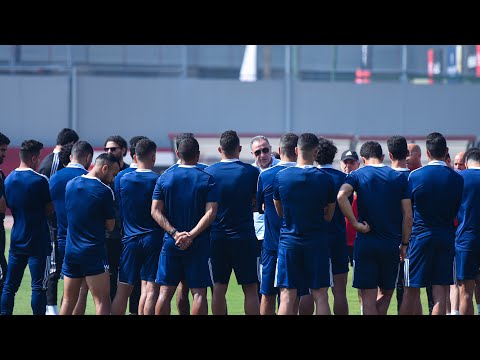 مران الأهلي | زيارة الكابتن الخطيب وعودة سافيو  في مران اليوم استعدادا لمواجهة القطن بدوري الأبطال🦅