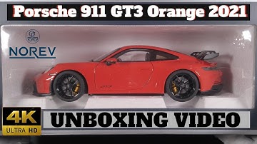 The Ultimate Porsche 911 GT3 Model Unboxing Experience! | Norev 1/18 (4K) #porsche911gt3