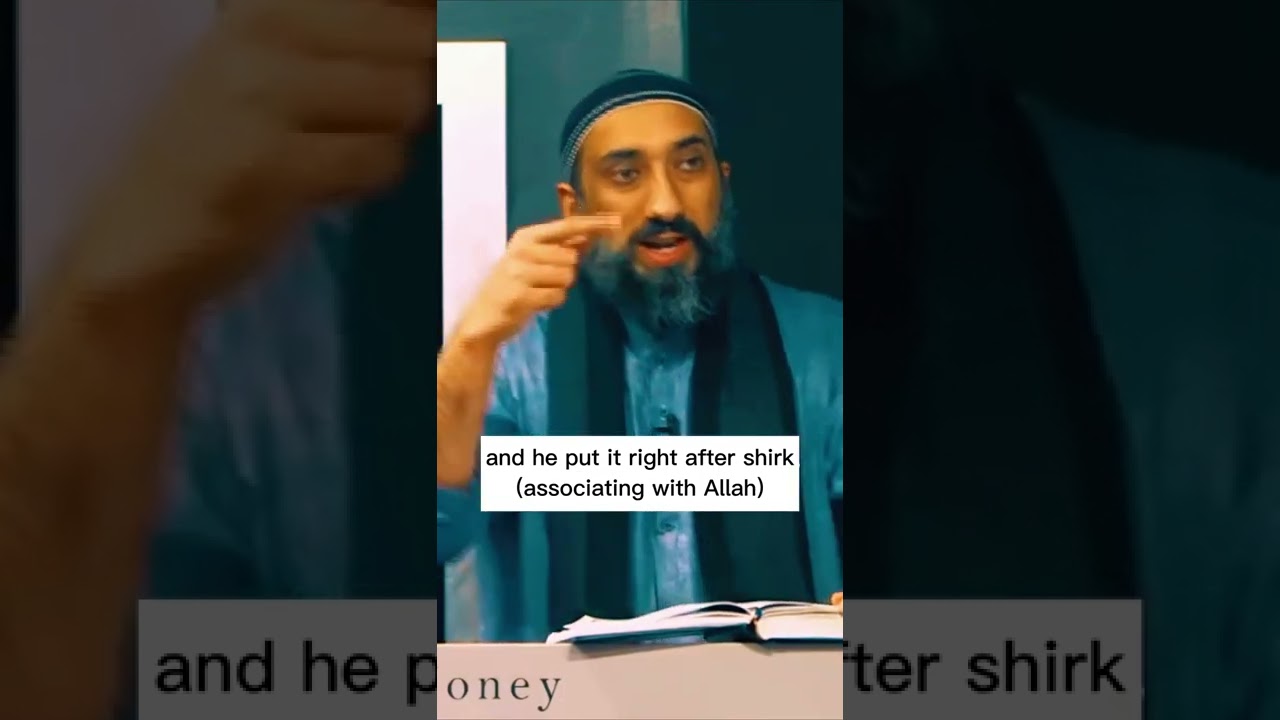 How to treat Your parents | Nouman Ali Khan | Islamic Lecture | Noman Ali Khan Lecture |#Shorts