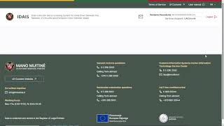 Login to IDAIS external portal and selecting a service recipient