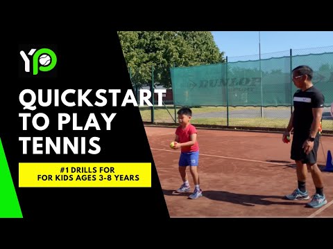 QuickStart #1 | Tennis Drills for Kids Ages 3-9 with Coach Aik