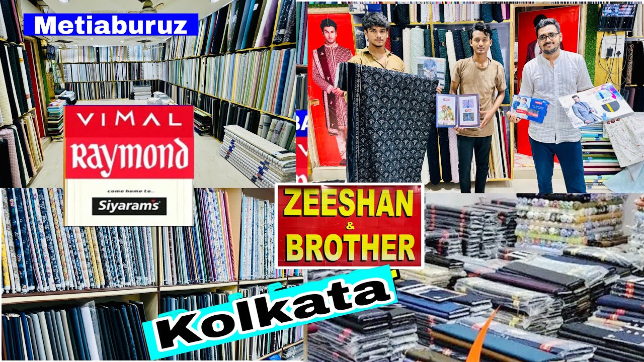 Suiting & Shirting Wholesale Market in Metiaburuj Kolkata