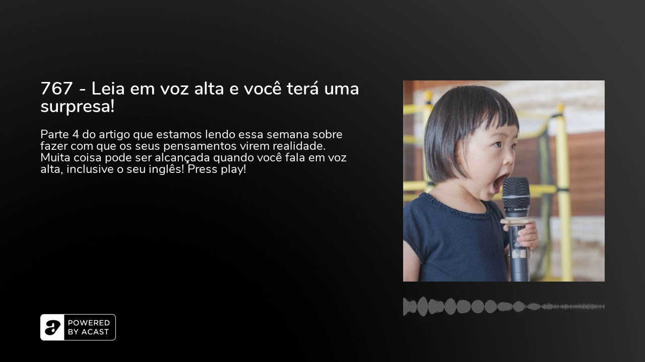 767 - Leia em voz alta e você terá uma surpresa!