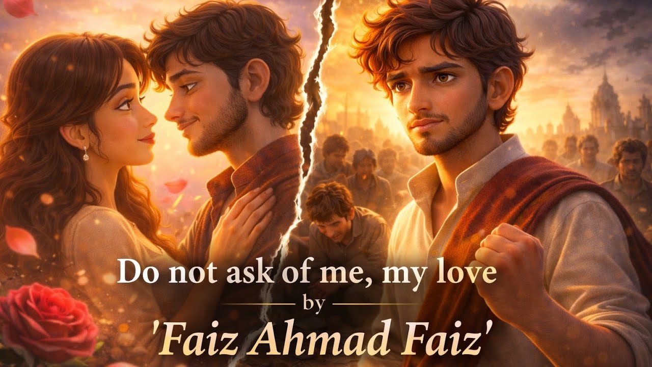 Do Not Ask of Me, My Love – Deep Meaning Explained| Faiz Ahmad Faiz | first PUC poem