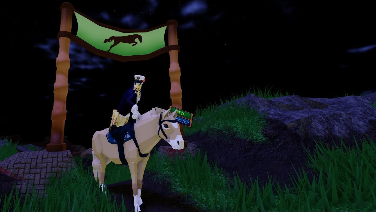 Where is the horse jumping challenge? Banlo's World, Roblox YouTube