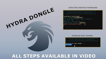Hydra Fix Error [ Update Repair Firmware and Dongle Not Found ]