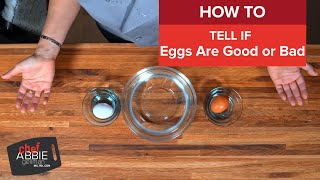 Egg Freshness Test: How to Tell If Eggs Are Good or Bad (Q&A) Egg Freshness Test: How to Tell If Eggs Are Good or Bad (Q&A)