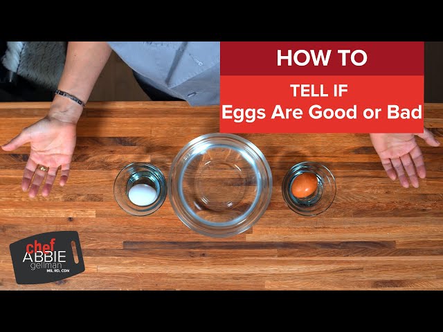 How to Tell if Eggs Are Bad