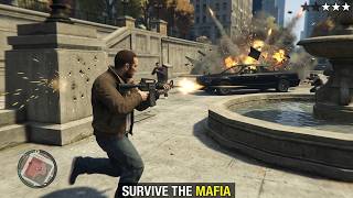 GTA 4 - Mafia Shootout in Middle Park   Six Star Escape