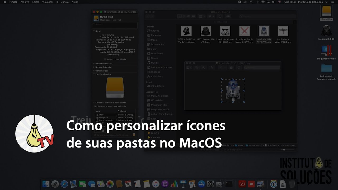 Como personalizar ícones de suas pastas no macOS