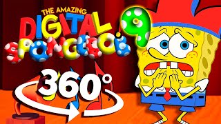 360° VR  THE AMAZING DIGITAL SPONGEBOB 9 - THEME SONG (COVER)