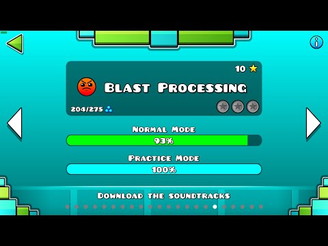 Blast Processing 2x speed 93% | Geometry Dash