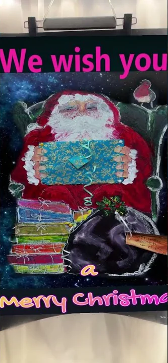Santa: In-app, in-situ, AR-enabled artwork