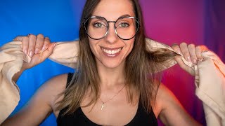 ASMR Fast & Aggressive TOWEL Massage for 100 %  tingles #asmr #fastasmr