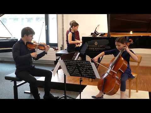 Schubert Klaviertrio D 28:  Sonatensatz - Trio ToToToTH (Anatol & Manoush & Anouk Toth)