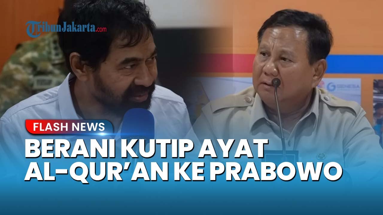 Ayat Al-Qur'an Penutup Harapan! Gubernur Aceh Muzakir Manaf Berani Kutip Ayat di Hadapan Prabowo