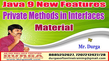 Download Java 9 New Features: Private Methods in Interfaces Material