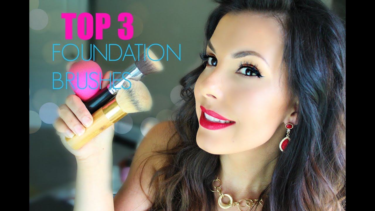 My TOP 3 Foundation Brushes / Applicators + DEMO YouTube