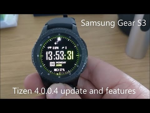 tizen 4.0 update for gear s3