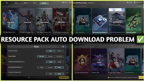 RESOURCE PACK AUTO DOWNLOAD PROBLEM ✅ BGMI RESOURCE PACK DOWNLOAD PROBLEM ✅ RESOURCE PACK DOWNLOAD