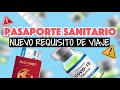 Pasaporte sanitario a partir de marzo 2021