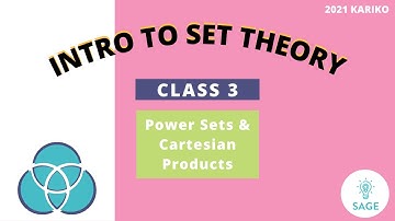 Power Sets & Cartesian Products