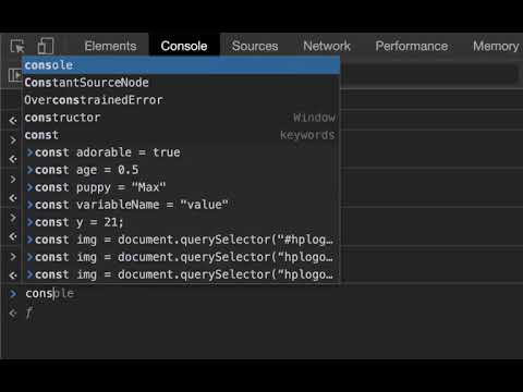 Full Stack Web Developer Course: 3_5 - JS Constants and Variables