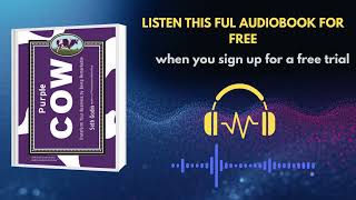 Purple Cow by Seth Godin Audiobook Summary | The Marketing Secret That Changes Everything