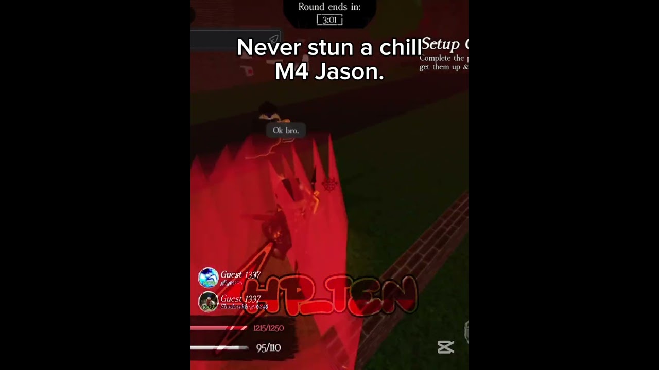 Never stun a chill m4 Jason 