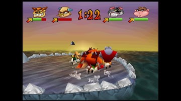 AL PLAYS: Crash Bash - Attempting To Do The Polar Panic Crystal Challenge
