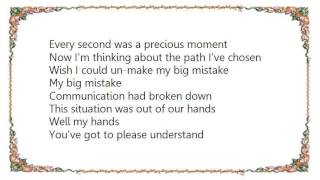 Delta Goodrem - My Big Mistake Lyrics