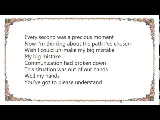 Delta Goodrem - My Big Mistake Lyrics