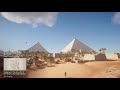 The necropolis of giza in ancient egypt cinematic