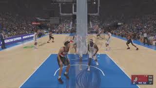 NBA 2K23 - PAOLO BANCHERO WITH THE TOUCHDOWN PASS TO CADE CUTTINGHAM FOR THE SLAMDUNK