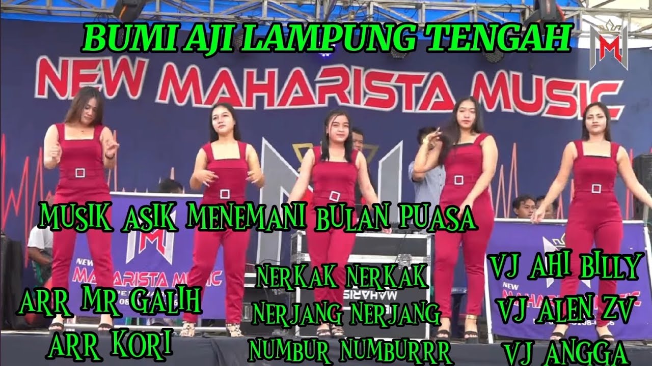 MAHARISTA BUMI AJI LAMPUNG TENGAH Vj billy, Alen, Angga #djslowfullbass #djremix #maharistamusic
