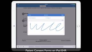 Patient Consent Forms on iPad EHR // EHR - Practice Management | drchrono