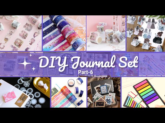 Part-4) DIY JOURNAL SET /How to Make Journal Set at Home /DIY Journal kit / DIY  Journal Stationary