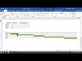 Diagrama de Gantt en Word