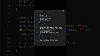 This Css Rainbow Text Is So Satisfying