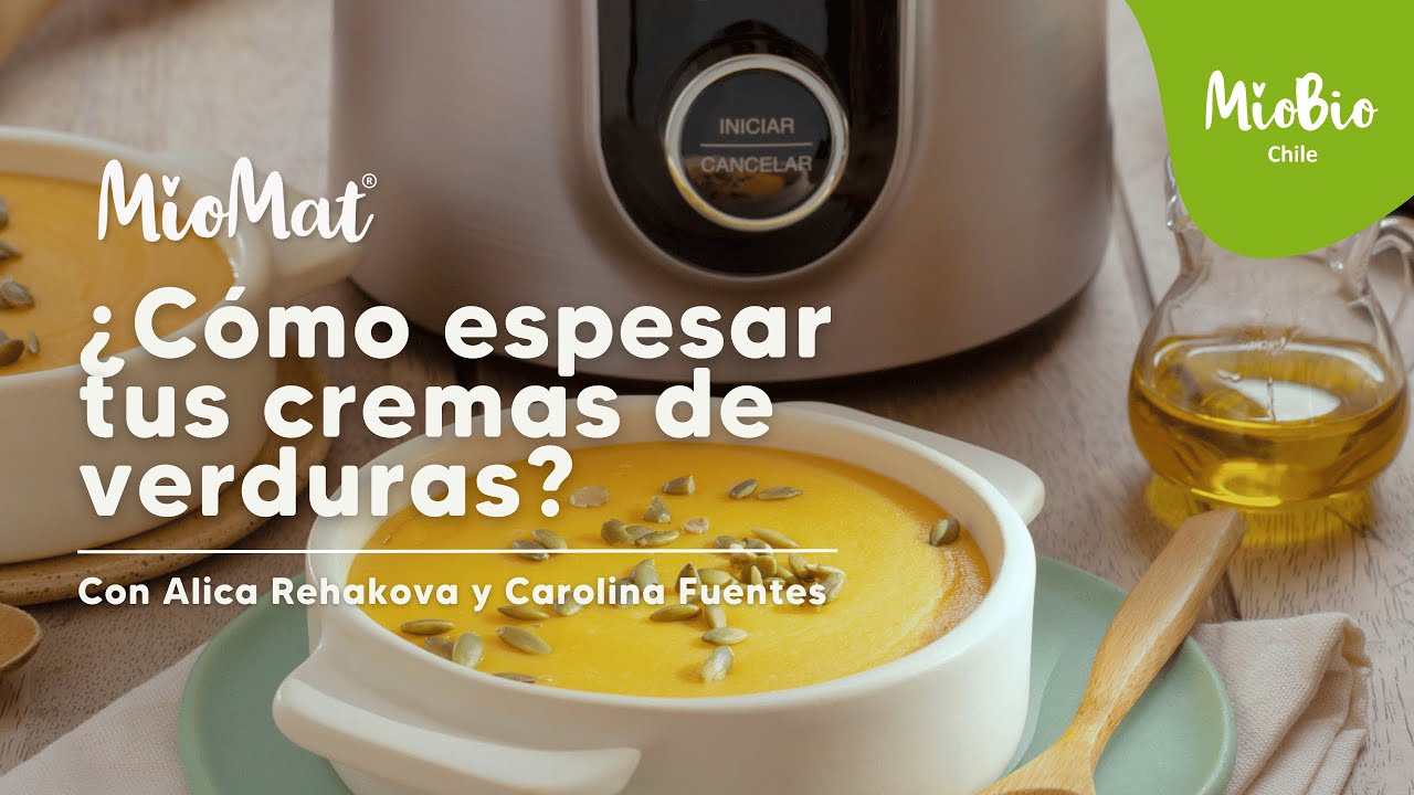 Cómo espesar tus cremas de verduras en MioMat Pro